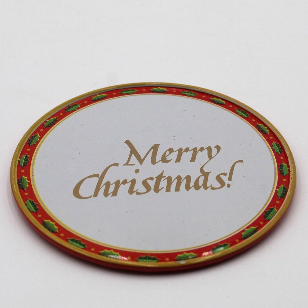 Vintage Replacement Merry Christmas Coaster Only From Around The World Coasters